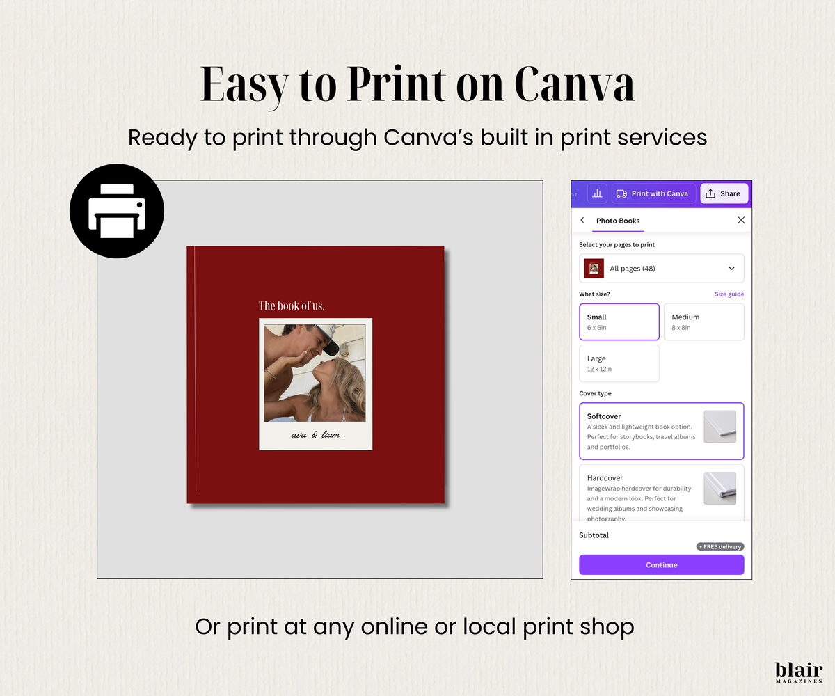 Couple Photo Book Template