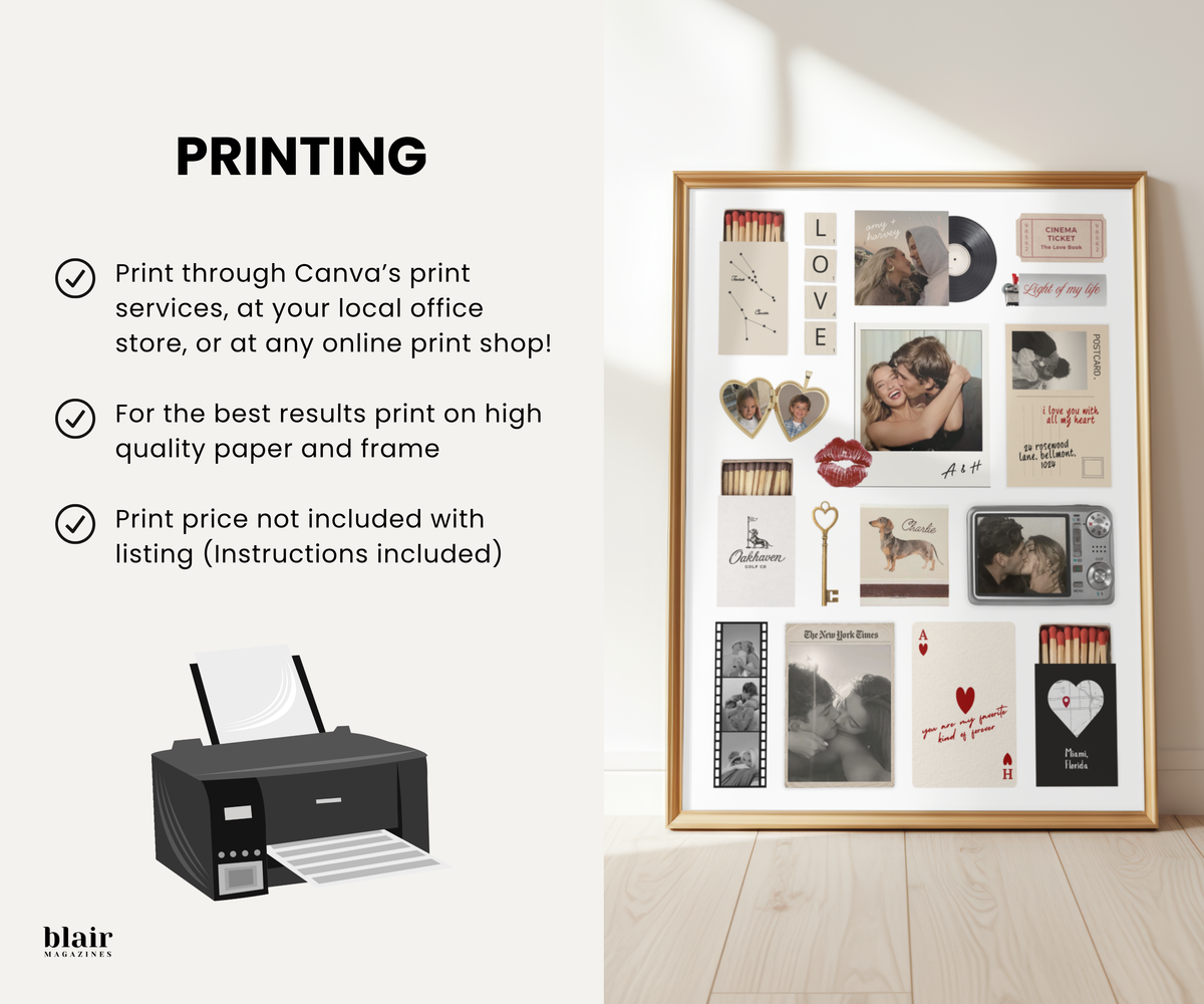 Matchbook Poster Templates