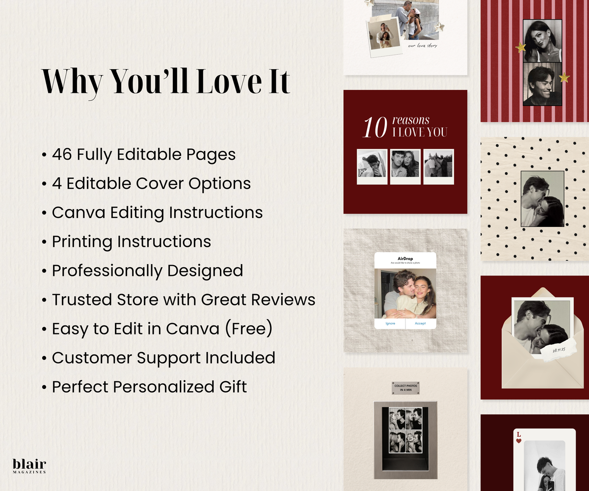 Couple Photo Book Template