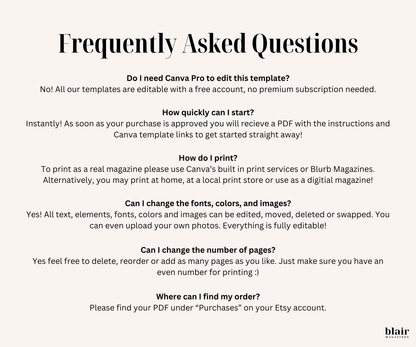 Custom Wedding Magazine Template