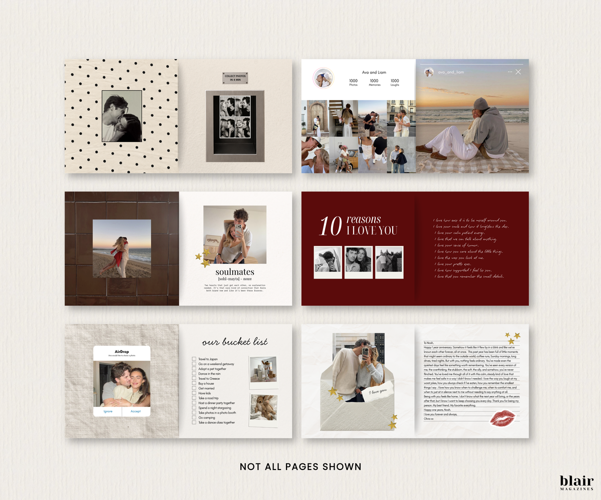 Couple Photo Book Template