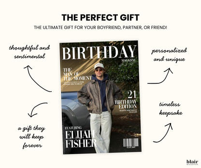Custom Birthday Magazine for Boyfriend