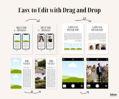 Custom Wedding Magazine Template