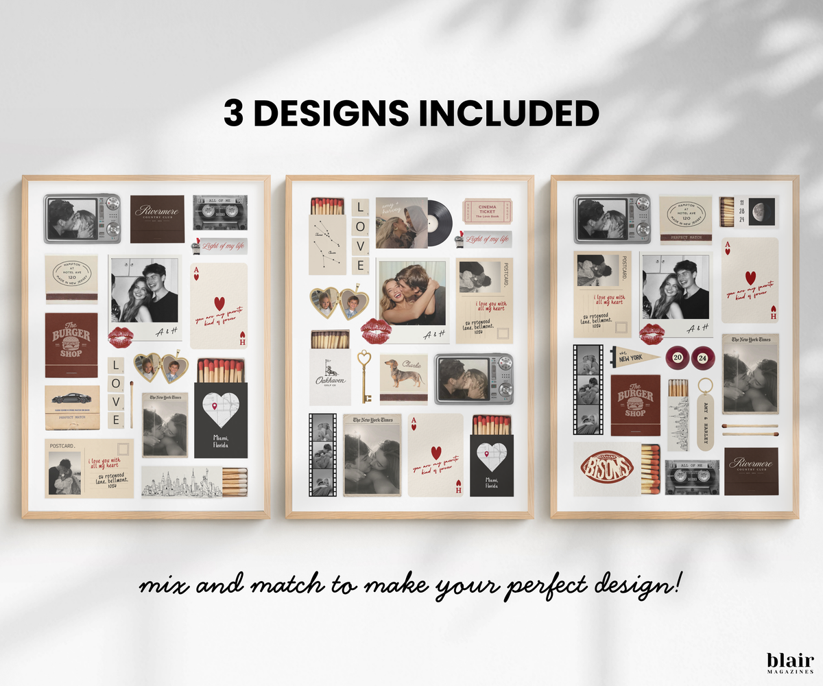 Matchbook Poster Templates
