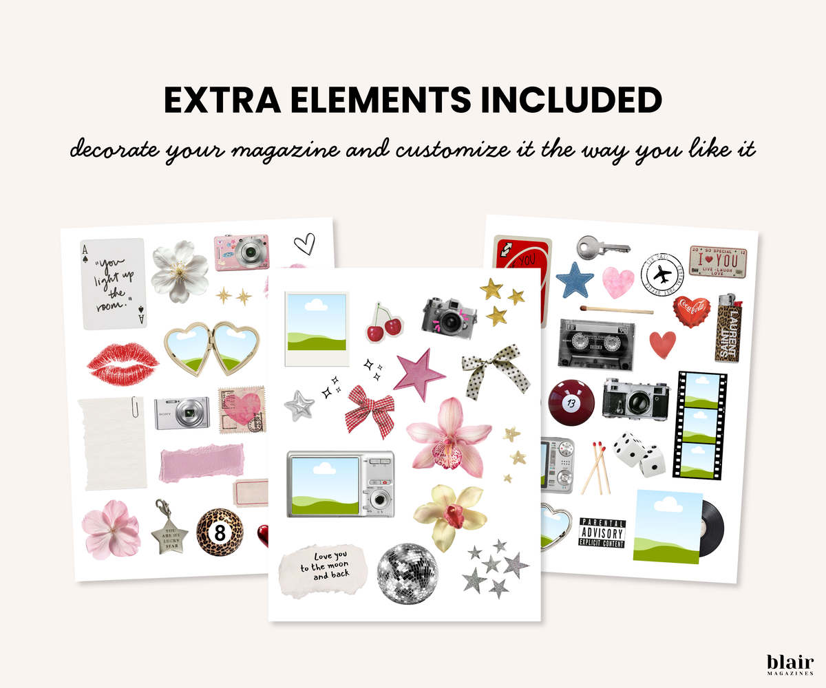 Custom Birthday Magazine Template