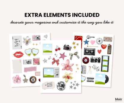 Custom Birthday Magazine Template