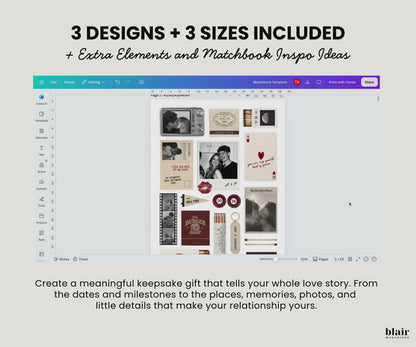 Matchbook Poster Templates