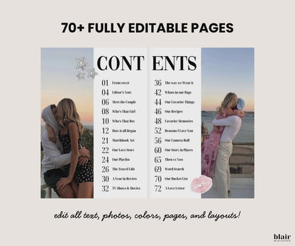 Couple Anniversary Magazine Template